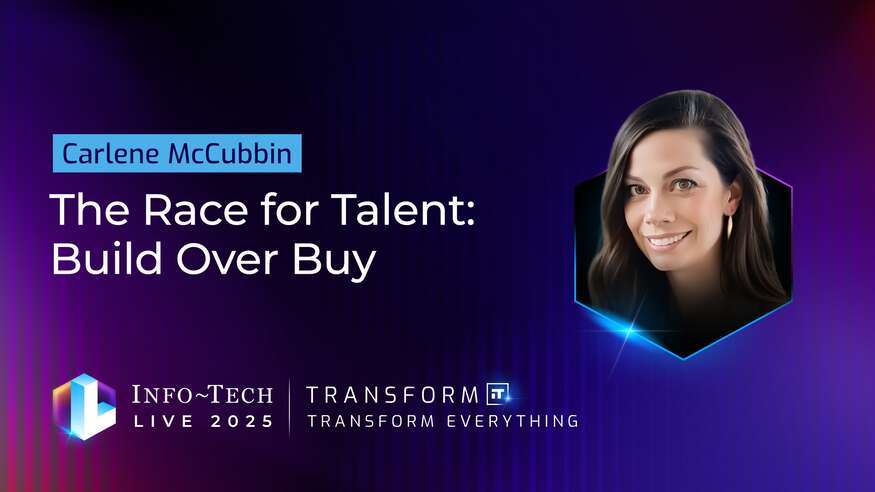 The Race to Develop Talent visualization