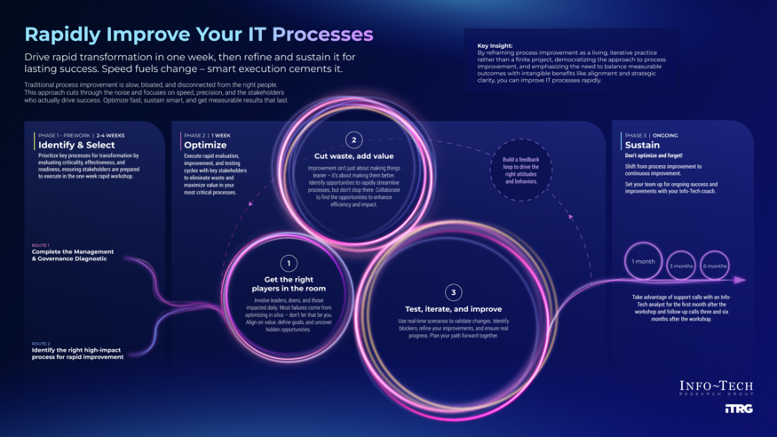 Rapidly Improve Your IT Processes visualization